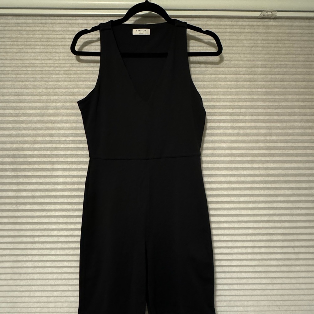 Aritzia Black Sleeveless Jumpsuit